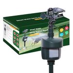 Aqualin Water Jet Animal Repellent with Day & Night Detection Modes Motion Activated Sprinkler Bird Heron Cat Repellent Garden Wild Animals Up to 10M Range