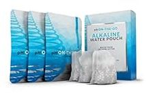 Invigorated Water Alkaline Water Filter Pouch - Multi-Stage Alkaline Water Filter - Improves Hydration - Better Health - Higher Energy - Increases pH Up To 9 - Removes Chlorine Heavy Metals & Fluoride