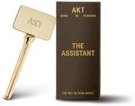 AKT, THE ASSISTANT. Tube squeezer key — The key to ZERO WASTE. 100% PLASTIC FREE & RECYCLABLE — Squeeze out every last drop of your NATURAL DEODORANT BALM from AKT LONDON