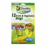 12x 2 Size Fruit & Vegetable Bags Storage Bag Natural Food Storage Bag for Home Ready to Use (12 Fruit & Vegetable Bag)