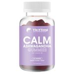 Ashwagandha Gummies 3000mg High Strength, by Yin & Yang Superfoods with Vitamin B6 - Vegan, Sugar-Free - Supports Stress Relief, Hormonal Balance, Immune Health, and Sleep Quality - 60 Gummies