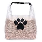 BELLE VOUS Large Pet Food Storage Bag - 40 Cup Dog Food Travel Bag for Kibble - Dog Food Container Bag for Camping & Dog Boarding - Keeps Food Fresh