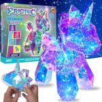 Prismic Make Your Own 3D Unicorn Light - Cool Unicorn Gifts for Girls Age 12 +, Valentines Gifts for Teenage Girls 13-15, Easter Gifts for Teenage Girls, and Tween Girls Gifts - Fun Teen Craft Kits