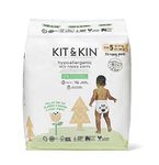 Kit & Kin Premium Eco-Friendly and Sustainable Baby Nappy Pants Size 5 | Hypoallergenic with Flash Dry High-Performance Layer | Vegan & Chlorine-Free | Superior Leak Protection | 120 Nappies