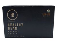 Thompson's Healthy Bean Organic Coffee 12 Pods Semi-Dark Low Acid