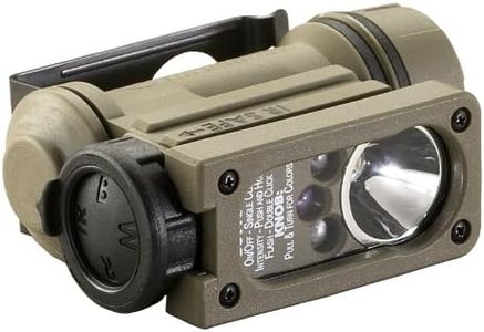 Streamlight 14512 Sidewinder Compact II Military Model Angle Head Flashlight, Head Strap and Helmet Mount Kit, Coyote