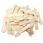 Honbay 200PCS Mini Wooden Ice Cream Spoons Sticks Disposable Wooden Tasting Spoons Sampling Spoons Small Dessert Spoons Yogurt Spoons Shovels Mini Spoons for Tasting, Sampling, Crafts - 3 inch