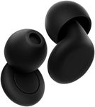 OPEIIN Ear Plugs for sleeping - Flexible Silicone for Superior Hearing Protection,Ultra-Soft Reusable Noise-Reducing Earplugs for Sleep, Focus, Travel | Custom Fit with 8 Tips in XS/S/M/L | 28dB (SNR) (Black, Medium)