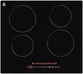 GarveeTech Burner Electric Cooktop - 23" 6000W Ceramic Glass Radiant Electric Stovetop Built-in Stove Top, Ceramic Glass Radiant Stovetop, Kid Safety Lock, Timer, 220-240V,BLACK