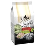 Sheba Fresh Cuisine - Taste of Rome - Wet Cat Food - Pouches with Turkey and Chicken in Gravy - 48 x 50 g