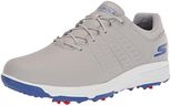 Skechers Men's Torque Waterproof Golf Shoe, Gray/Blue Sole, 10 Wide