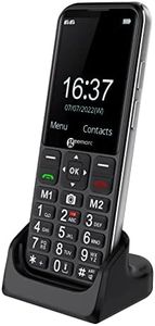 Geemarc CL8600 - Teléfono Móvil 4G con Volumen de Recepción Amplificado, Botones Grandes, Función SOS y Teclas de Memoria - Personas con Discapacidad Auditiva - Desbloqueado y Bluetooth - Versión ES