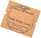 JoycuFF Faith Hope Love Morse Code 