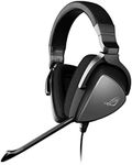 ASUS ROG Delta Core Wired Gaming Headset (Detachable Discord Certified Mic, 7.1 Surround Sound, 50mm Drivers, Hi-Res Audio, 3.5mm, For PC, Mac, Switch, Xbox One, PS4, PS5, Mobile Devices)- Black