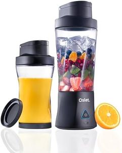 OSLET Plastic Hydramax Blender | Portable Blender For Smoothie, Milk Shakes, Crushing Ice And Juice, Go To Use | 360W Strong Cutting | Waterproof Design With 6000 Mah,12V Motor (700 Ml)