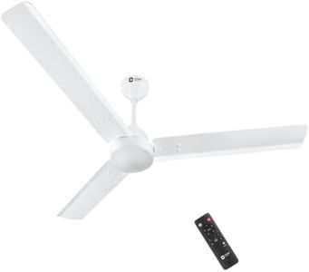 Orient Electric Newly launched 1200 mm Uno BLDC | BLDC energy saving ceiling fan with Remote |BEE 5-star rated | Saves up to 50% on electricity bills | 3-year warranty by Orient | White