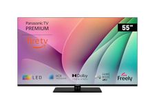 Panasonic TV-55W80AEY W80 Series 55 inch 4K Ultra HD LED Smart TV, 2024, Fire TV, Freely, Dolby Vision & Atmos, Alexa Voice Control, Airplay, Black