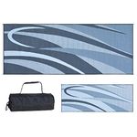 Ming's Mark GC1 Black/Silver 8' x 20' Graphic Mat