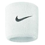 Nike Swoosh Wristbands (White/Black, OSFM)