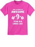 Shirts of the years Gift 9 Year Old Girls