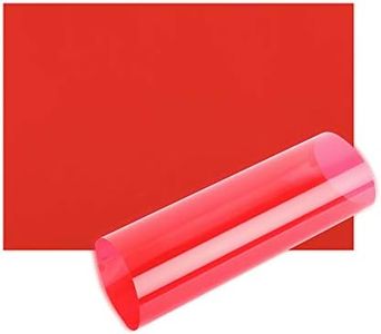 Acetate Sheets A4 OHP Sheet Colour Acetate Clear Film Plastic Light Filter Gel Reading Aid Thick 100 Micron Reading Aid (A4 Size - Red - 10 Sheets)