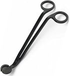 Candle Wick Trimmer Candle Cutter, Stainless Steel Candle Wicks Clipper, Wick Scissor Clipper Oil Lamps Trim Trimmer Wick Candle Tool (Matte Black)