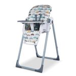 Cosatto Pip Adjustable Baby Highchair | Toddlers - Birth to 15kg | Compact, Foldable, Lightweight, 7 Height Positions, Padded Seat, 5 Point Harness, Cup Holder, Dishwasher Safe, Easy Clean (Beep Beep)