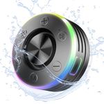 Hsthe Sea Bluetooth Shower Speaker IPX7 Waterproof + Bluetooth 5.2 + Hands-Free Calling + FM Radio Radio Mini Speaker For Bathroom Party Travel Outdoor