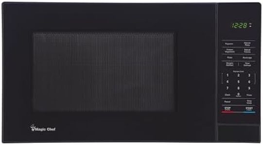 Magic Chef Countertop Microwave Oven, Small and Compact, 1000 Watt, 1.1 Cu Ft, Black