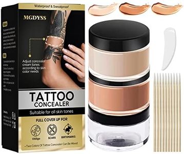 Tattoo-Cover-Up Concealer-Makeup Waterproof-Adjustable-Long-Lasting for-Tattoos-Scars-and-Other-Blemishes