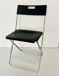 Ikea GUNDE Folding Chair in Black, White