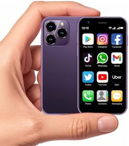 Becindy Mini Smartphone XS15,3G 3.0 Inch HD 2GB+16GB Android 8.1 1000mAh Dual Sim Quad Core Mini Phone Child Gift Small Phone Student Pocket Cellphone(Purple)