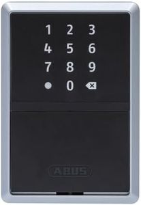 ABUS KEYGARAGE One - utilisable par app avec smartphone ou par code numérique - boîte à clés pour 20 clés - également idéale pour les appartements de vacances - Modèle 787 pour montage mural, noir