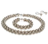 Weave White 6-7mm A Quality Freshwater Cultured Pearl Set