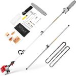 COOCHEER Pole Saw Gas Powered, 16-F