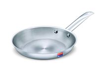 Prestige TriPly Spledor Fry Pan Without Lid, 220 mm, 1.2 Litre (Stainless Steel, Silver)