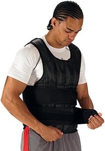 Sveltus - Chaleco De Peso de Neopreno para Hombre, Negro (10 Kg)