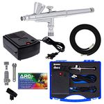 Complete Master Airbrush Airbrushing System - Precision Dual-Action 1/16 oz C.