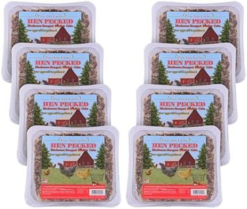 BestNest Pine Tree Farms Hen Pecked Mealworm Banquet Poultry Cakes, 1.75 lb Each, Pack of 8 – High Protein Treats for Chickens, Ducks & Turkeys