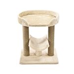 Amazon Basics Top Platform Cat Tree - 45.7 cm L x 35.6 cm W x 55.9 cm H, Beige