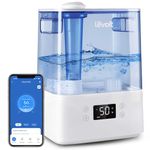 LEVOIT Humidifier for Bedroom Large Room Home, Smart WiFi Alexa Control, 6L Top Fill Cool Mist Humidifiers for Plants, Baby, Ultrasonic, Essential Oil Tray, Auto Mode, Night Light, Quiet, Blue