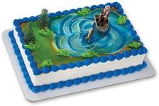 Ultimate Cake Group Bakery Crafts Fisherman with Action Fish Decoset