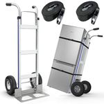 SUZHI 600lbs Load Heavy Duty Hand Truck & Appliance Hand Truck - Versatile, Reliable & Efficient