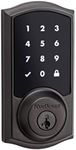 Kwikset 99160-021 SmartCode 916 Traditional Smart Lock Touchscreen Electronic Deadbolt Front Door Lock with SmartKey Security and Z-Wave Plus in Venetian Bronze