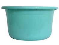 Kuber Industries Bath Tub/Washing Tub|Unbreakable Plastic Tub|Multipurpose Tub For Bathroom|Capicity 25 LTR|GREEN