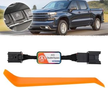 NJSBYL Auto Start Stop Eliminator for 2019 2020 2021 Chevy Silverado 1500 Autostop Eliminator A-Off Delete Engine Stop Start System ESS Disable Device Bypass Wiring Harness