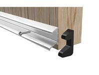 Stormguard Double Fin Door Rain Deflector Seal Water Weather Bar Drip Board UPVC Timber 914mm (Silver)