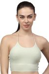 Quttos PrettyCat Backless Halter Neck Bralette with Strappy Back Bra Beige