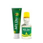 My Dr. Pain Oil MY Dr. Pain Relief Oil (60 ml) + Cream (60 g) Combo Pack | Relieves All Joint Pains & Body Pains with Immediate Effect