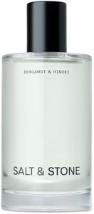 Salt & Stone Body Mist, Bergamot & Hinoki Scent, Skincare Infused Perfume Hair & Body Spray for Women and Men, Hydrating Fragrance with Glycerin and Red Algae, Vegan, Cruelty Free, 3.4 fl oz